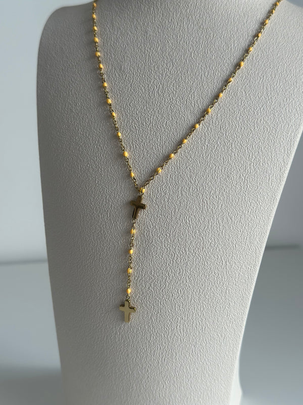 Collier Croix — Acier Inoxydable 316L