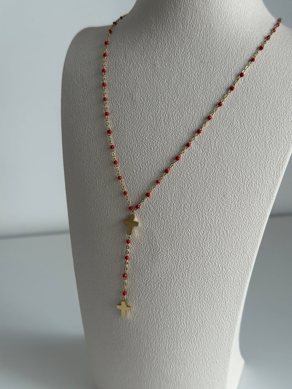 Collier Croix — Acier Inoxydable 316L