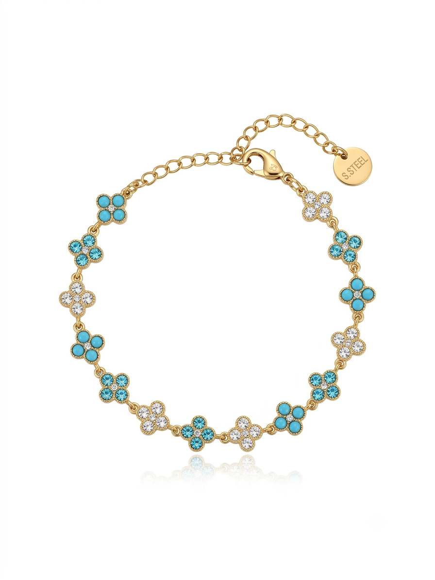 Bracelet trèfle bluma