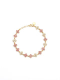 Bracelet trèfle rosas