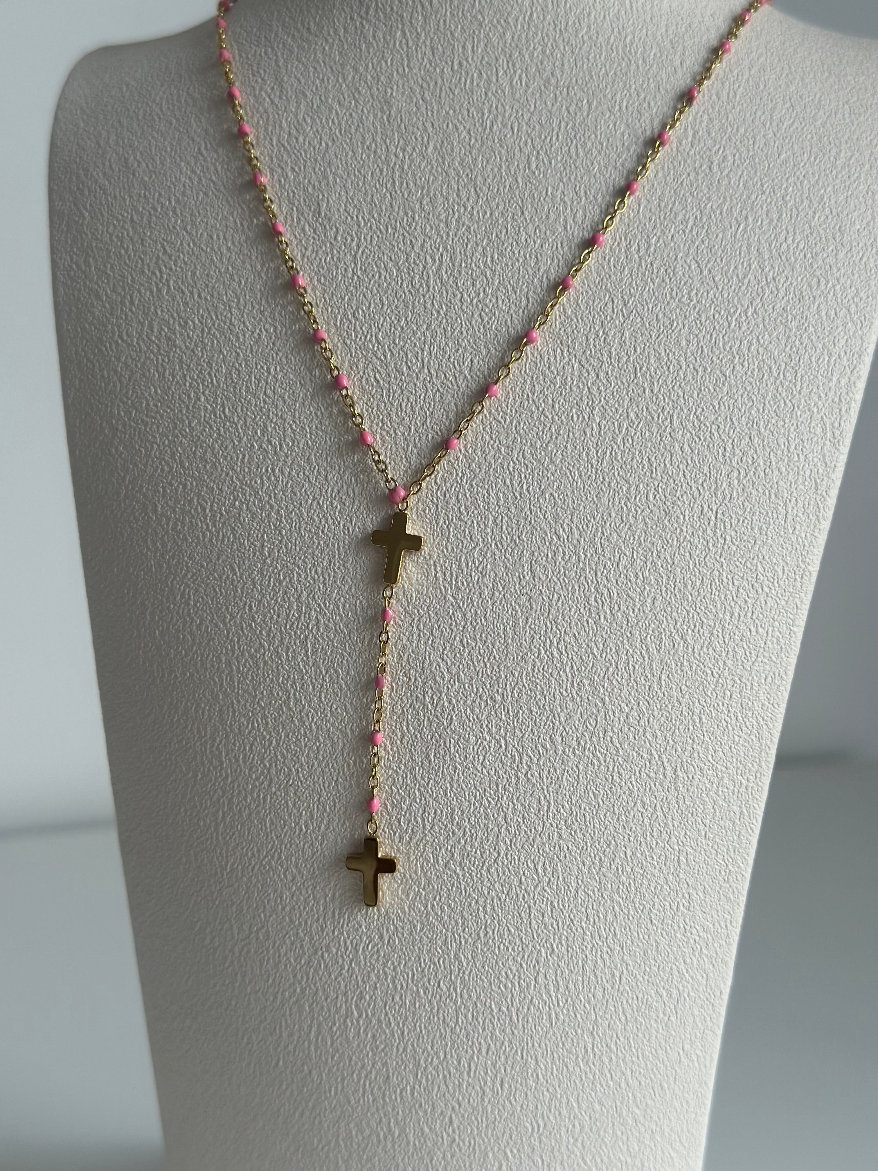 Collier Croix — Acier Inoxydable 316L